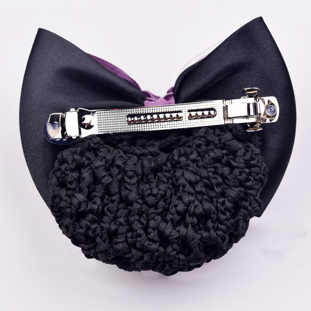 เน็ตติดผม เน็ตติดผมสีดำ Pro Bank Hotel Nurse Stewardess Net Pocket Hair Accessories