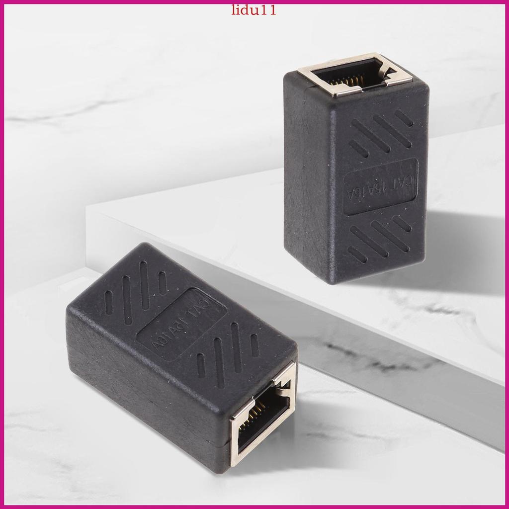 LID Rj45 LAN Connector Coupler ตรงสําหรับตัวแปลงหัวอีเธอร์เน็ต