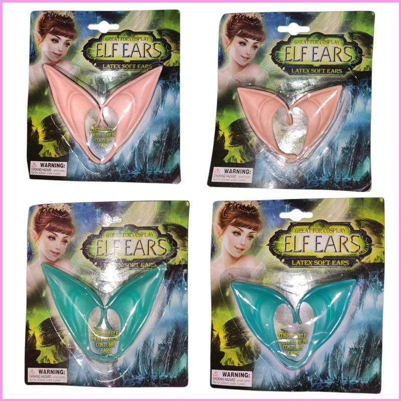 Cinn Latex-Fairy Luminous Pointed Ears เคล็ดลับ Elf Ears Halloween-Cosplay Ears
