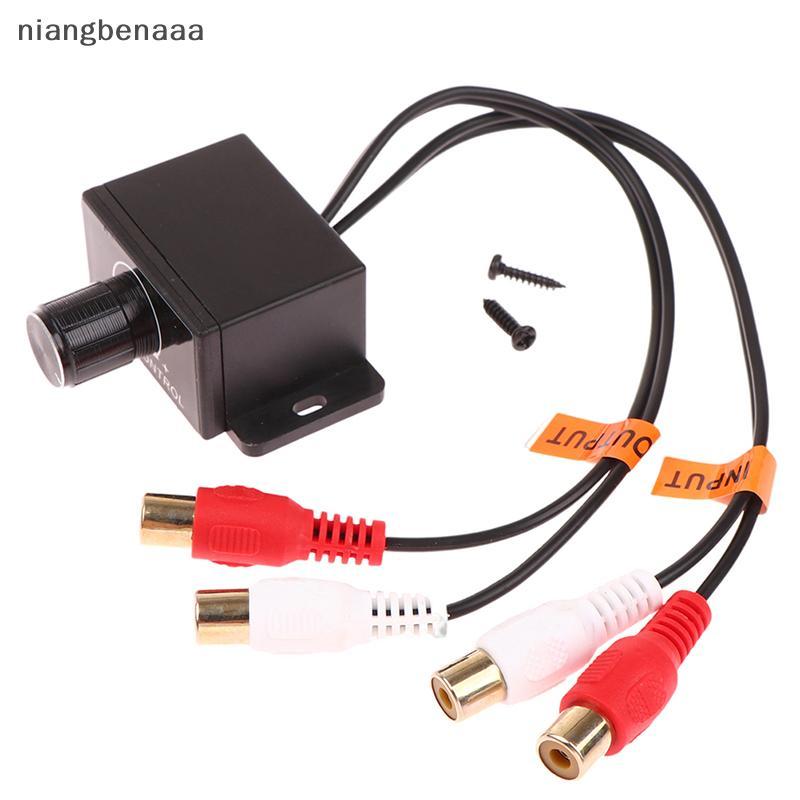 (niangbenaaa) ใหม่เครื่องขยายเสียงรถยนต์ Volume Regulator ลําโพง Bass Controller เครื่องเสียงรถยนต์เ