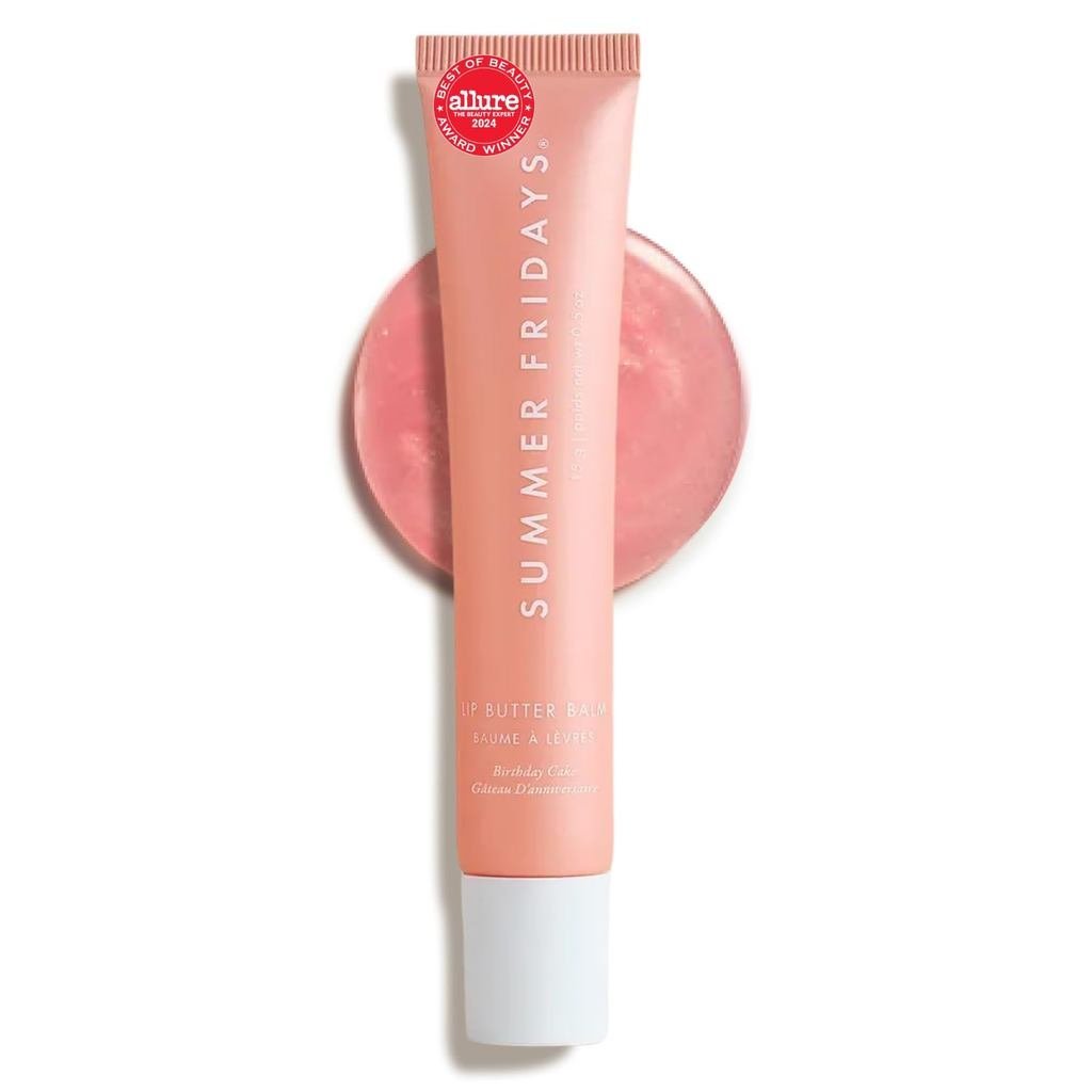 Summer Fridays Lip Butter Balm - Conditioning Lip Mask and Lip Balm for Instant Moisture, Shine and 
