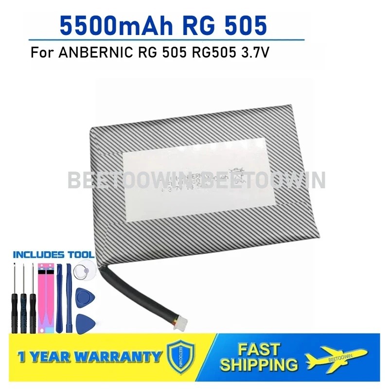 สําหรับ ANBERNIC RG 505 RG505 3.7V 5500mAh แบตเตอรี่ทดแทน