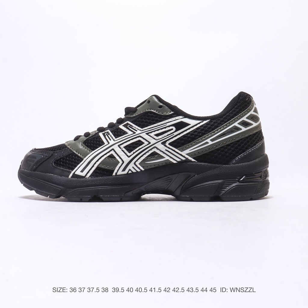 ASICS คู่ Retro รองเท้า GEL-1130 ผู้ชายผู้หญิง Breathable Shock Absorption รองเท้าผ้าใบตาข่ายหนังเย็