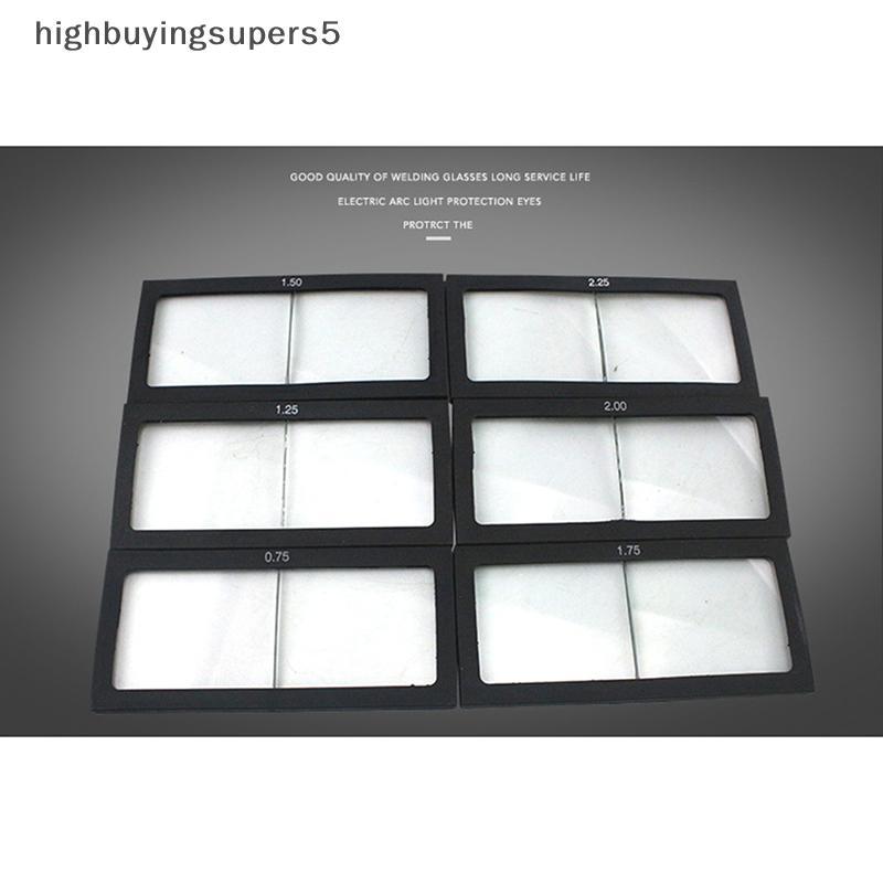 Hyth แว่นขยายเลนส์หน้ากากเชื่อม 0.75-3.0 Diopter แว่นตาเชื่อมแว่นขยายเลนส์หน้าจอสําหรับเชื่อมทํางานโล่หมวกกันน็อคหน้ากาก Glory