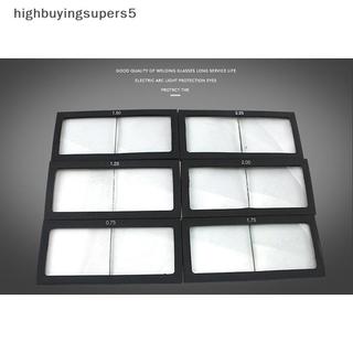 Hyth แว่นขยายเลนส์หน้ากากเชื่อม 0.75-3.0 Diopter แว่นตาเชื่อมแว่นขยายเลนส์หน้าจอสําหรับเชื่อมทํางานโล่หมวกกันน็อคหน้ากาก Glory