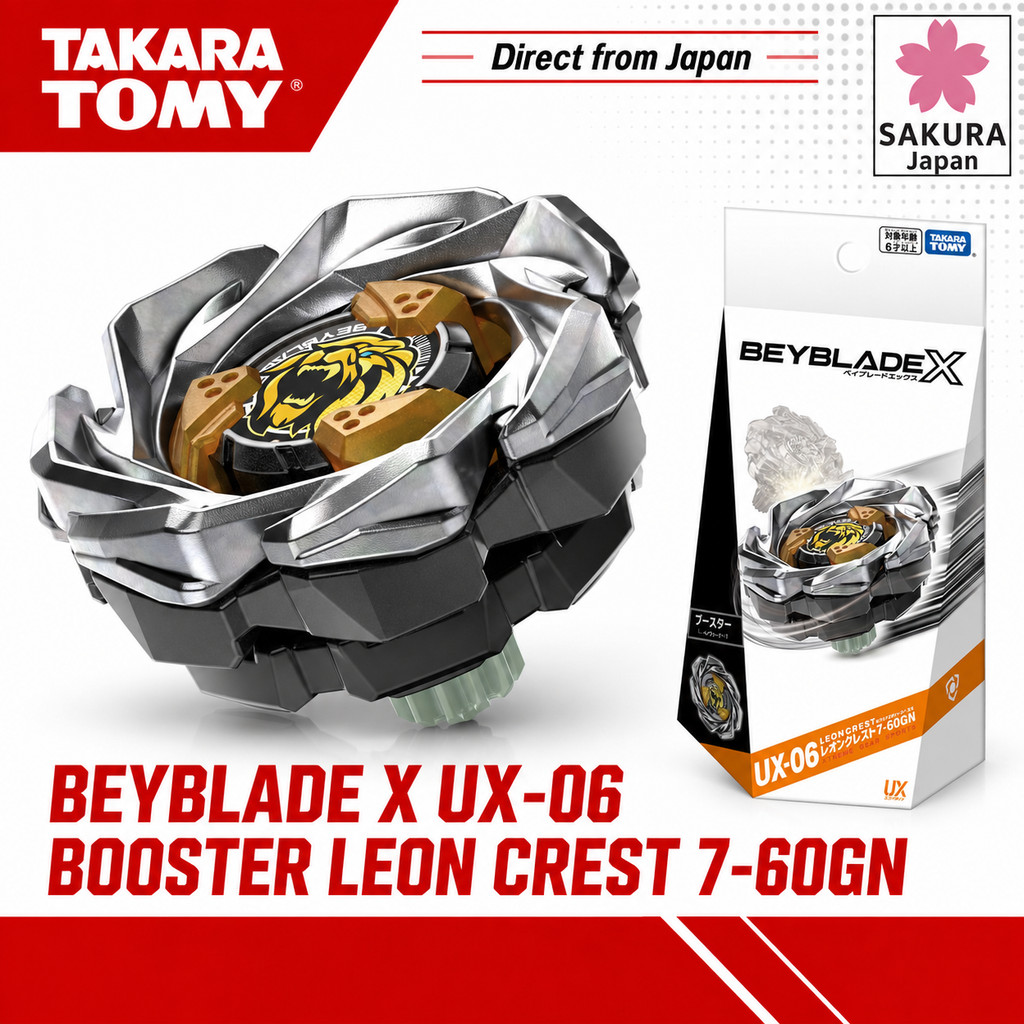 BEYBLADE X UX-06 Booster Leon Crest 7-60GN