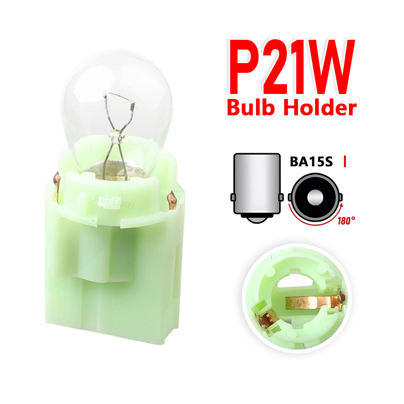 รถ P21W หลอดไฟสําหรับ BMW 3 5 7 Series E30 E32 E34 E38 E61 ไฟเบรคซ็อกเก็ตฐานอุปกรณ์เสริม 1 ชุด