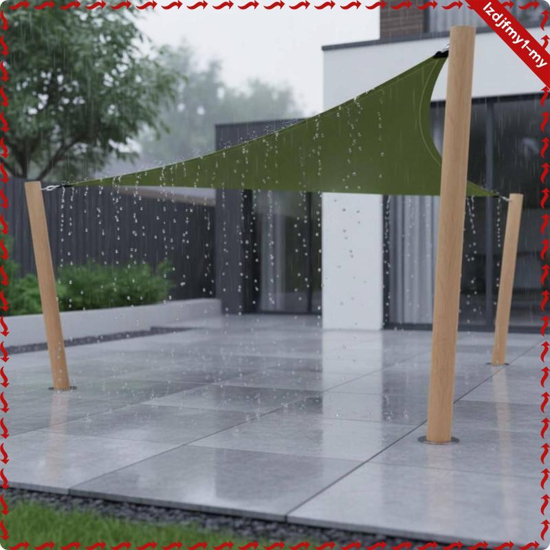 [leipupa] Triangle Sun Shade Sail กันน้ําสามเหลี่ยม Shade Sail Breathable Weather Cover สําหรับ Pati