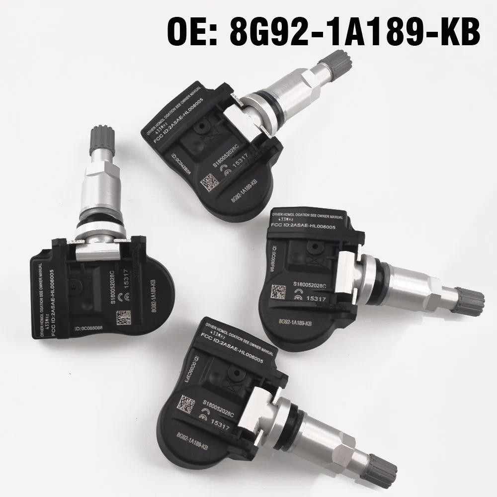 4 ชิ้นความดันยางรถเซนเซอร์ TPMS 8G92-1A189-KB สําหรับ Ford Galaxy S-Max Mondeo