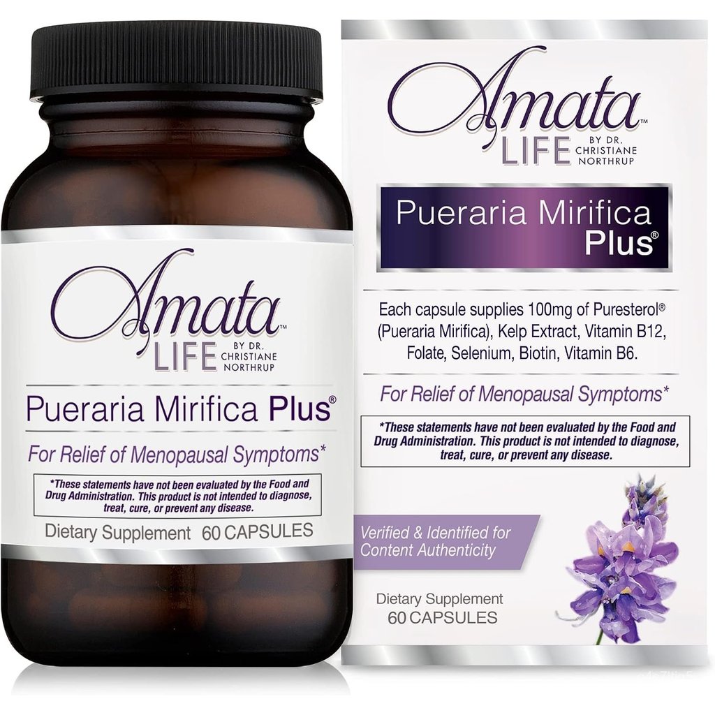 Amata Life by Dr. Christiane Northrup Pueraria Mirifica Plus Capsules 30 Day