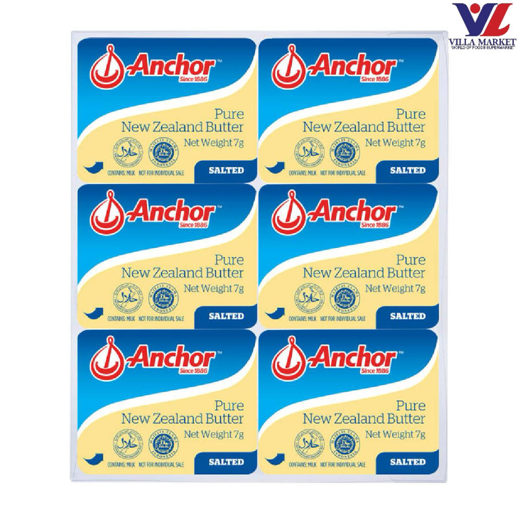 Anchor Butter Salted 7G แองเคอร์ เนยชนิดเค็ม 7 กรัม