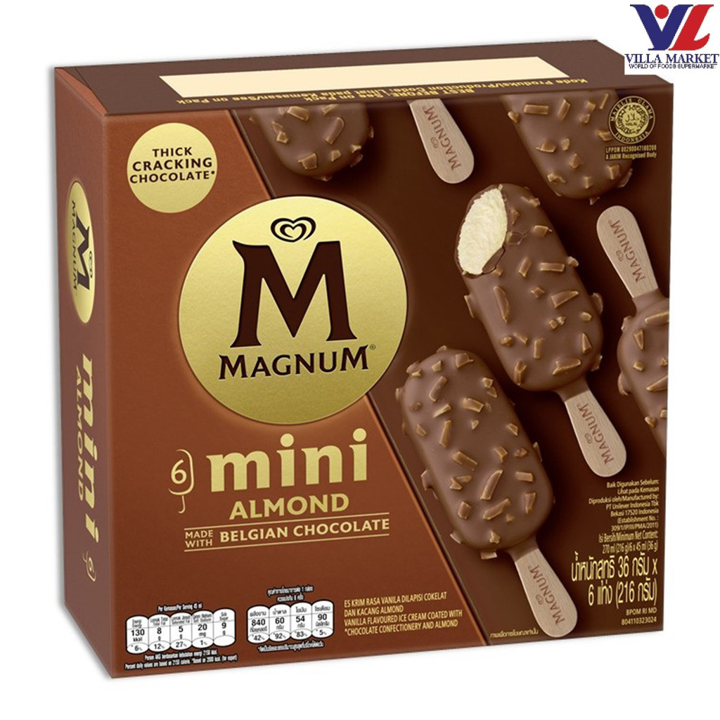[สินค้าส่งด่วน] [5631] Wall's Magnum Mini Almon วอลล์ แม็กนั่ม มินิ อัลมอนด์