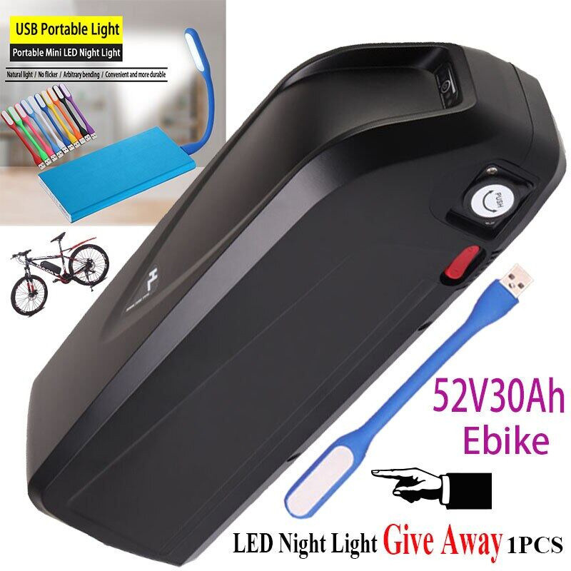Scooter Battery Electric Bicycle Hailong Battery 36V 48V 52V 30Ah USB 18650 BBS02 BBS03 BBSHD 500W E