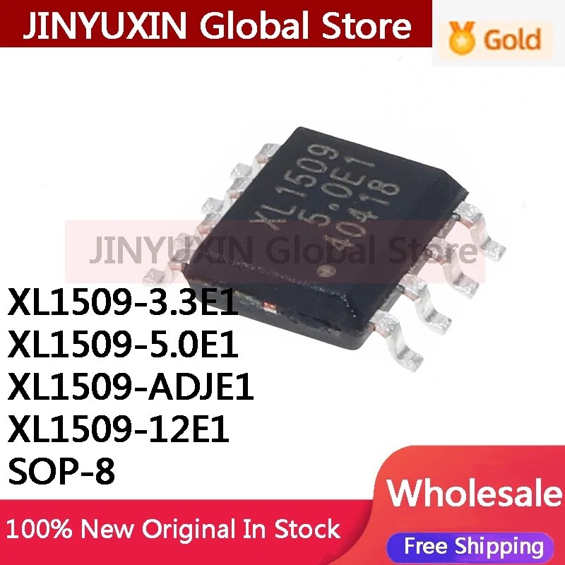 5PCS XL1509-3.3 XL1509-3V3 XL1509-5.0 XL1509-5V0 XL1509-12 XL1509-ADJ Power ขายส่งชิป IC