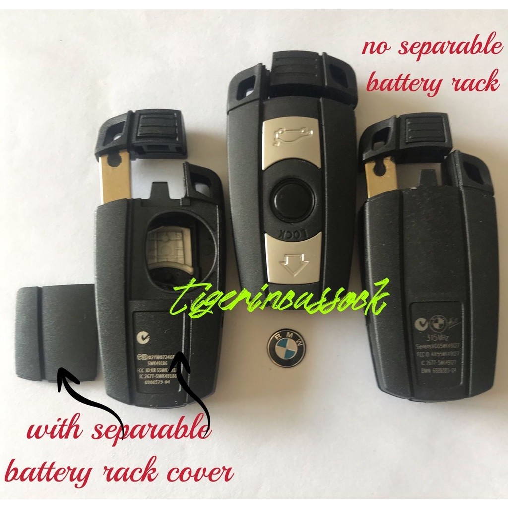 เปลือกสมาร์ท BMW 3B สําหรับเปลี่ยน 1 5 3 6 Series E90E91E60E87E92E89 ฯลฯปลอกกุญแจ (พร้อมและไม่มีฝาหล