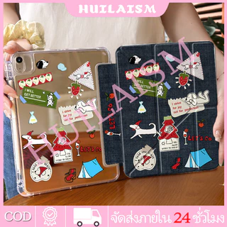 💥พร้อมส่ง💥 เคสป้องกัน iPad รูปตัว Y ดัชชุนด์สไตล์เรโทร Gen11/10/Air8 Pro11 Gen12 Pro12.9 Mini7 เคสป้องกันกระจก Air7 Air5