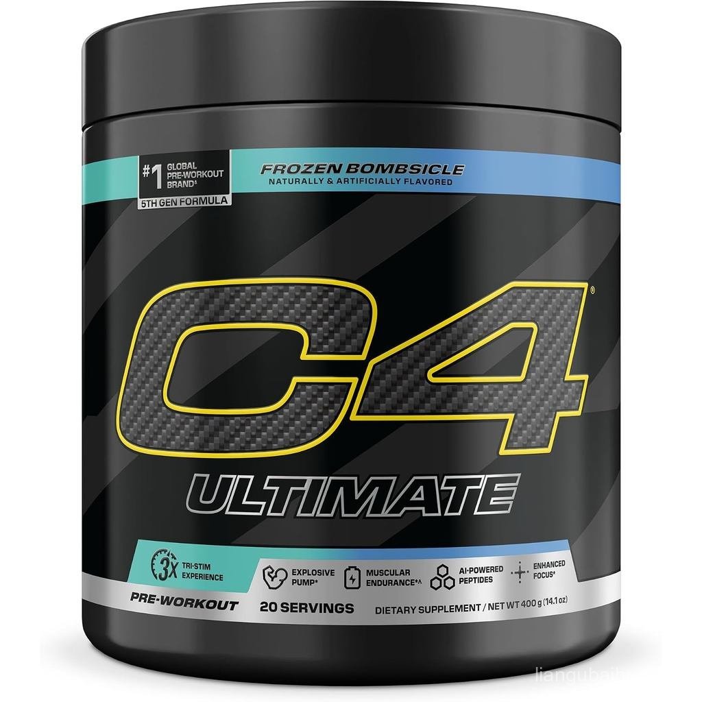 C4 Ultimate Pre Workout Powder Sugar Preworkout Energy for Men & Women 300mg Caffeine + Dynamine + C
