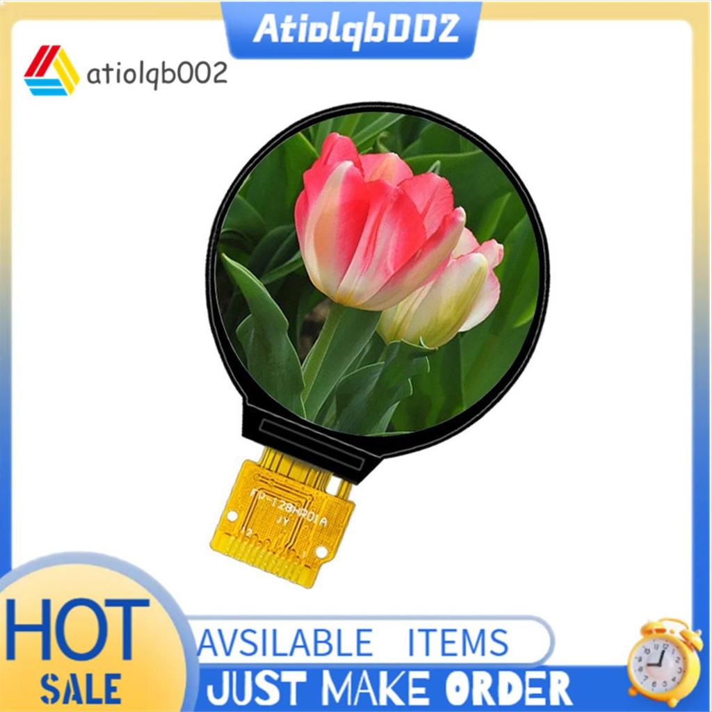 1 ชิ้น 1.28 นิ้ว IPS จอแสดงผล LCD สีดํา PCB HD Ips LCD GC9A01 ไดร์เวอร์