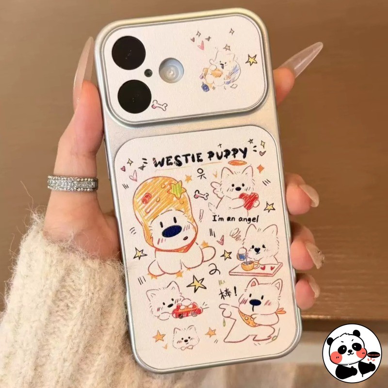 น่ารักลูกสุนัขเคสโทรศัพท์สําหรับ ZTE Blade A56 Pro A55 A54 A36 A35 A34 5G 4G หรูหราการ์ตูน West High