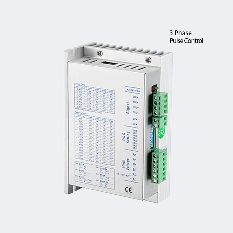 NewPrimoPal Stepper Motor Drive 220V Pulse Control Open Loop 3 เฟส Hybrid Stepper Motor Controller ส