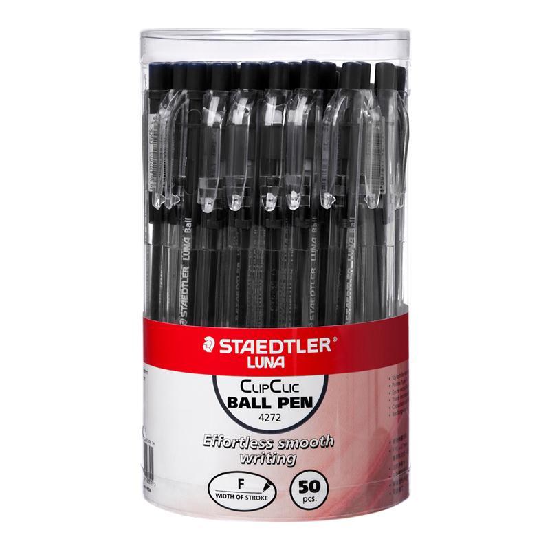 Staedtler ปากกาลูกลื่น 0.7มม. ดำ (50ด้าม) 4272