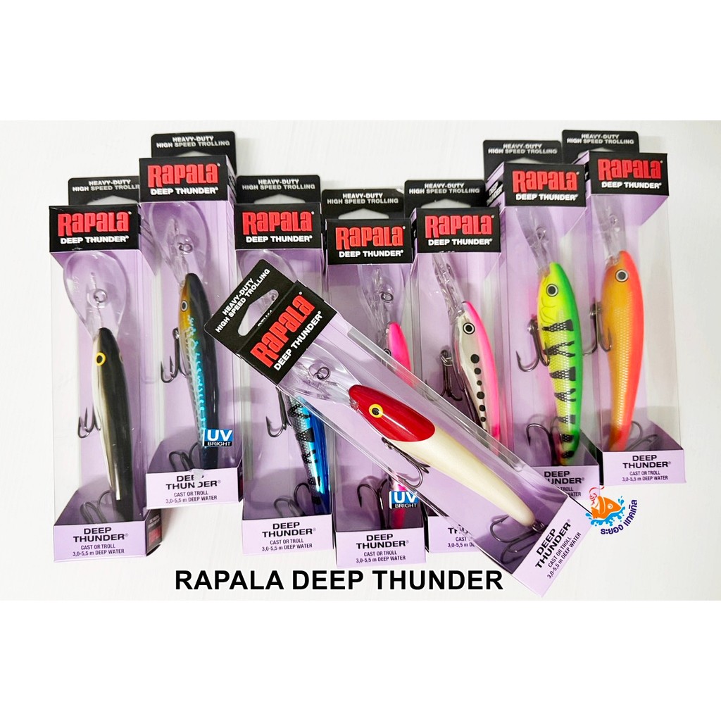 Rapala DEEP THUNDER DTH11/DTH15 เหยื่อสเปคเดิม เปลี่ยนแพ็คกิ้งใหม่