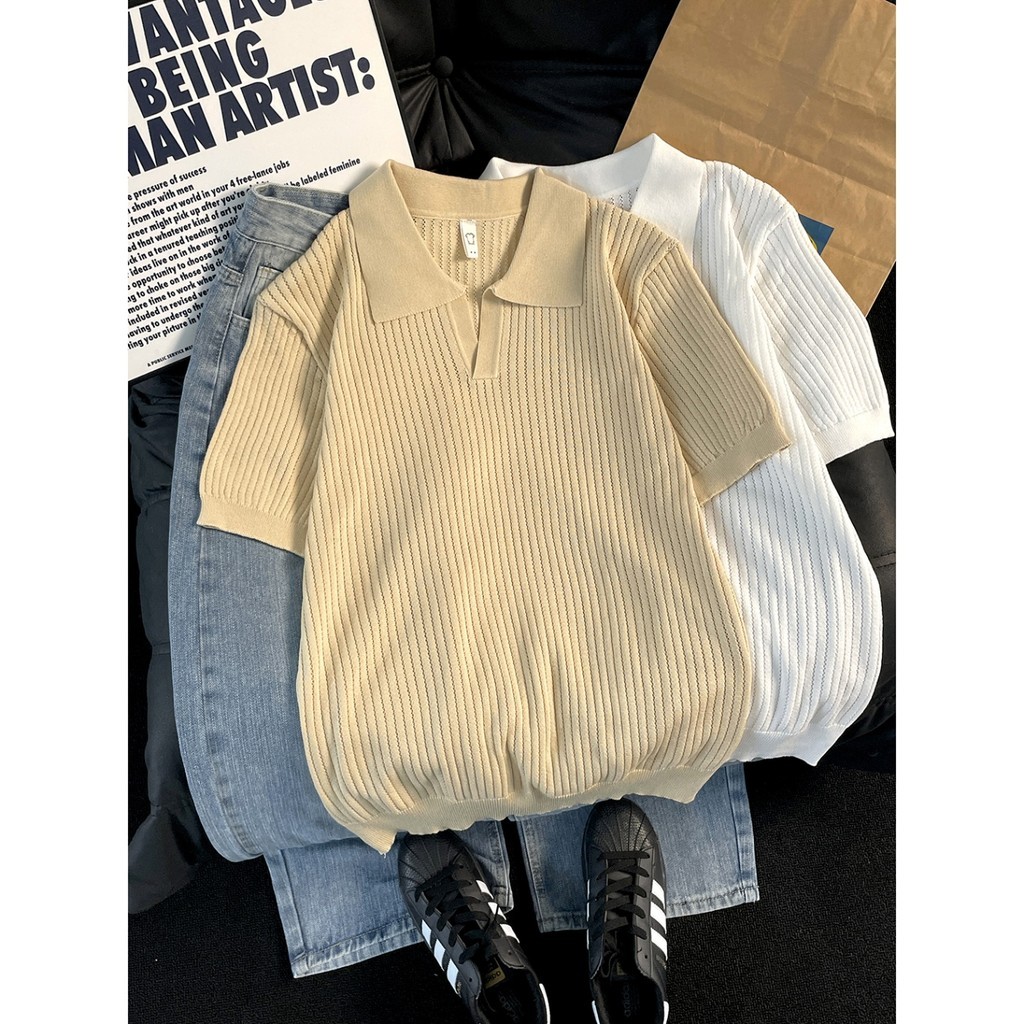 ภาพของตัวเอง Cool Silk M933 Batch 30 สีดําสีขาวสีกากี M-3XL
