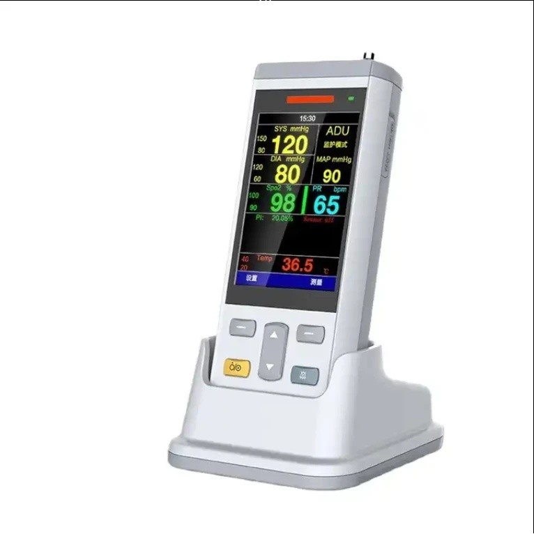 QZ5X Handheld Patent Monitor Oximeter Vital Signs Monitor Wifi Pulse Oximeters พร้อมจอภาพ