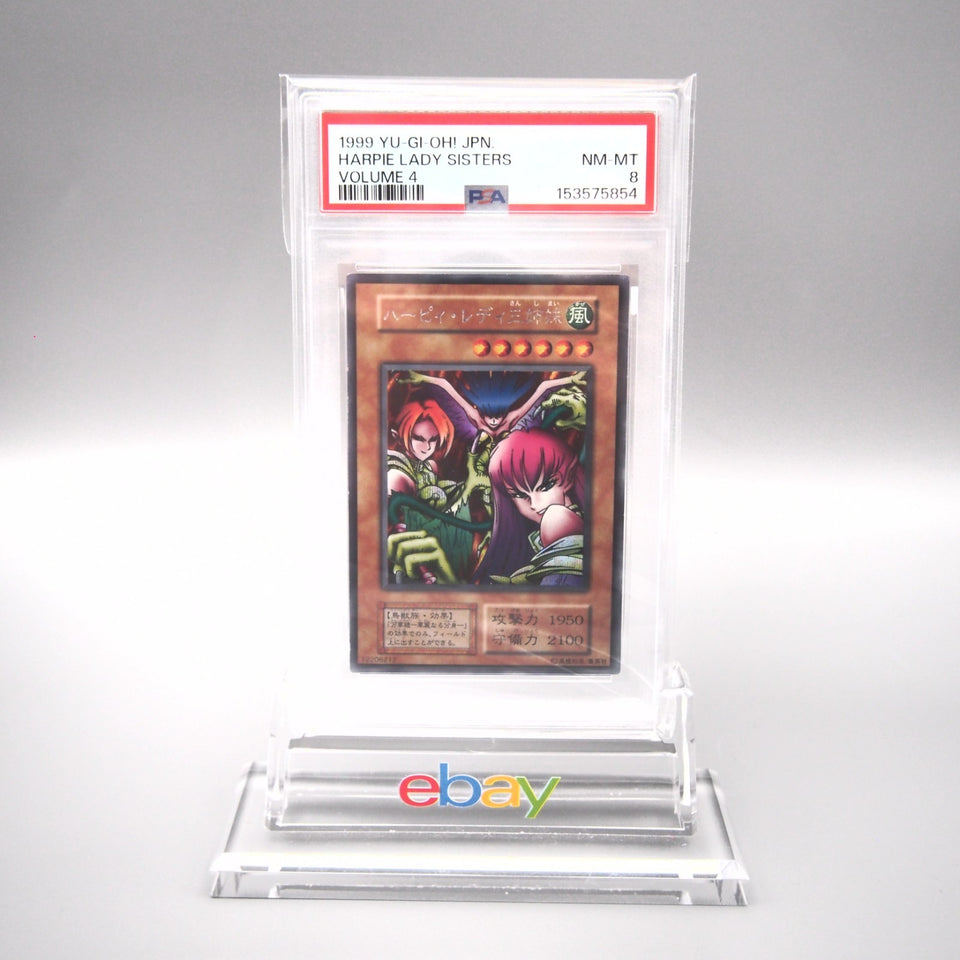 Yu-Gi-Oh PSA8 Harpie Lady Sisters Secret Initial Volume 4 1999 Japanese SA365