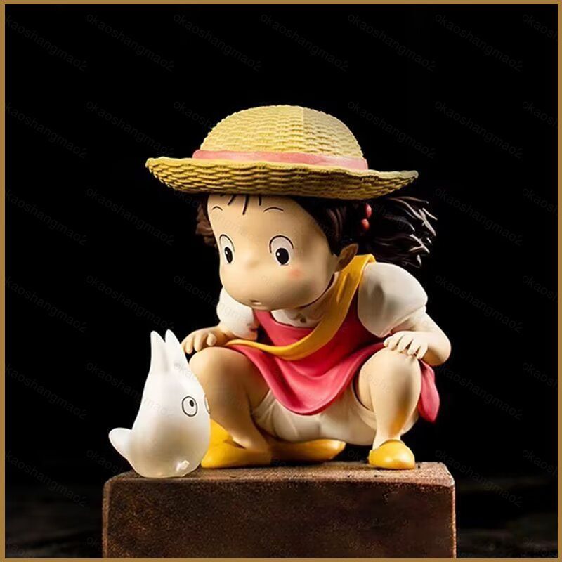 HK2 MY NEIGHBOUR TOTORO Kakabe Mei Action Figure ตุ๊กตาของเล่นสําหรับเด็กตกแต่งบ้านของขวัญคอลเลกชันเ