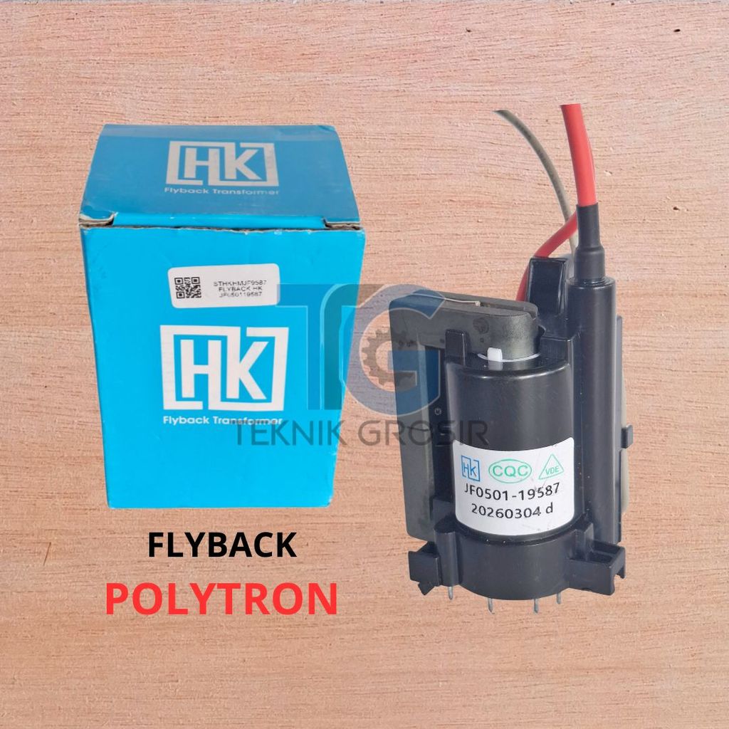 Flyback Transformer HK JF0501-195887 TV CRT Polytron 14 21 นิ้ว Equation JF0501-19577 Multi