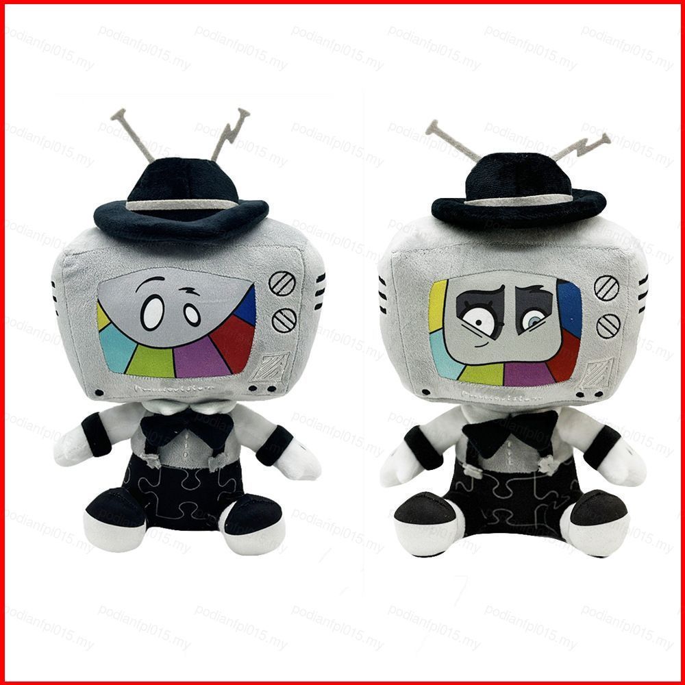 PF SMG4 Mr ปริศนาตุ๊กตาตุ๊กตาสําหรับสาวตกแต่งบ้านตุ๊กตาของเล่นหมอนเบาะสําหรับเด็กคอลเลกชัน