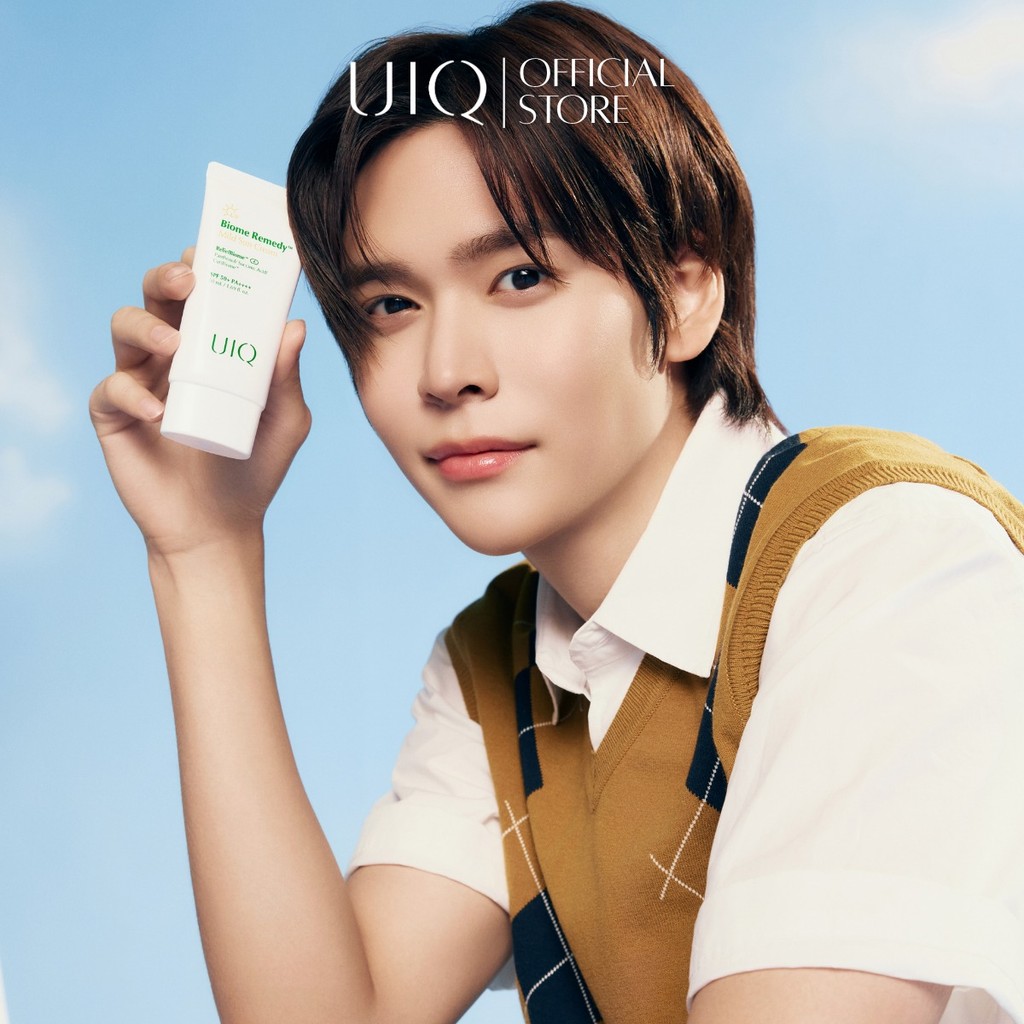 UIQ Biome Re. Mild Sun Cream SPF50+ PA++++ กันแดด เนื้อบางเบา อ่อนโยน ผิวแพ้ง่าย ชุ่มชื้น