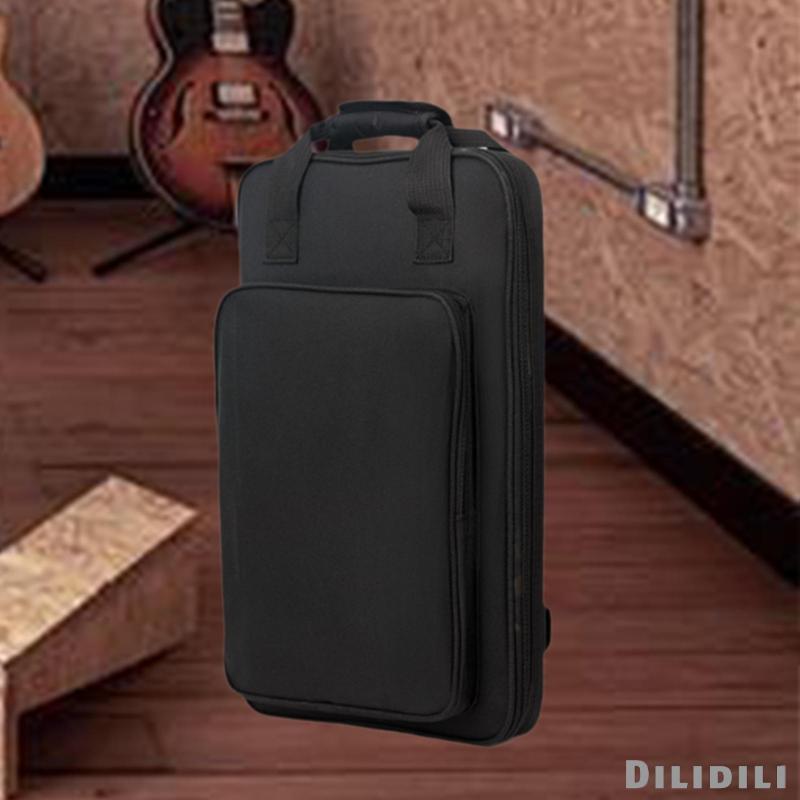 [Dilidili] Drumstick Bag ผ้า Oxford ปรับสายได้ Drum Sticks Carrying Case กันน้ําสําหรับแบตเตอรี่ Dru