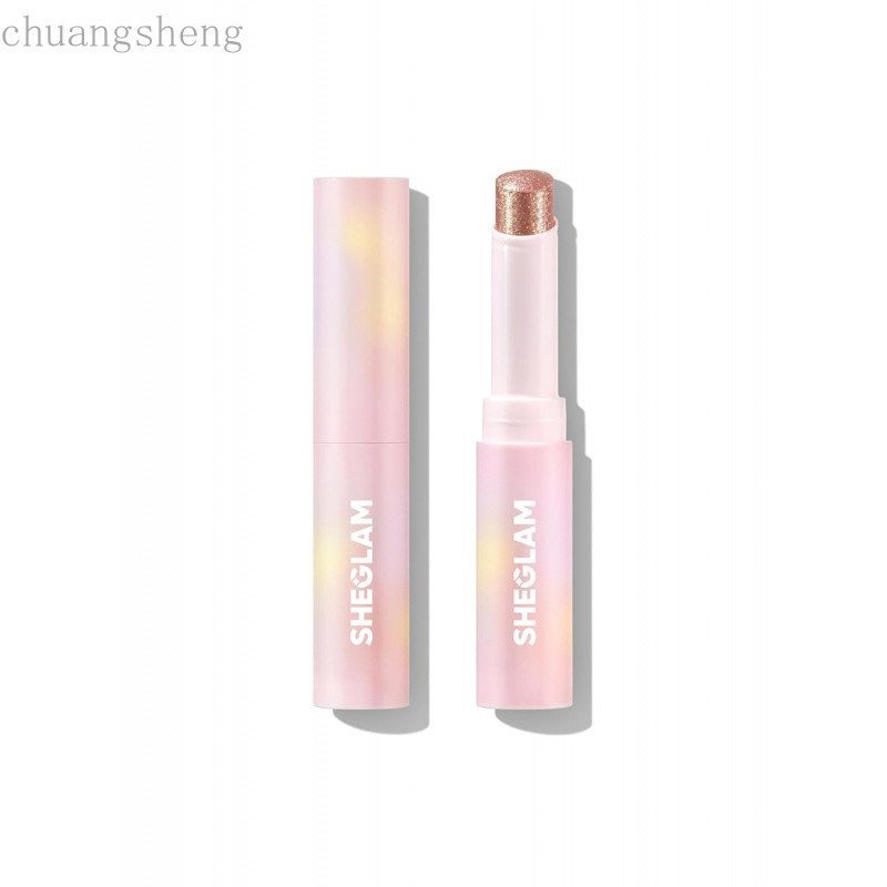 SHEGLAM Crystal Jelly Glaze Stick Eye Shadow Stick อายไลเนอร์ Brightener ดินสอ Crayon แปรงง่ายต่อการผสม Long Lasting Shimmer Eyeshadow-Aura Blitz K3VB