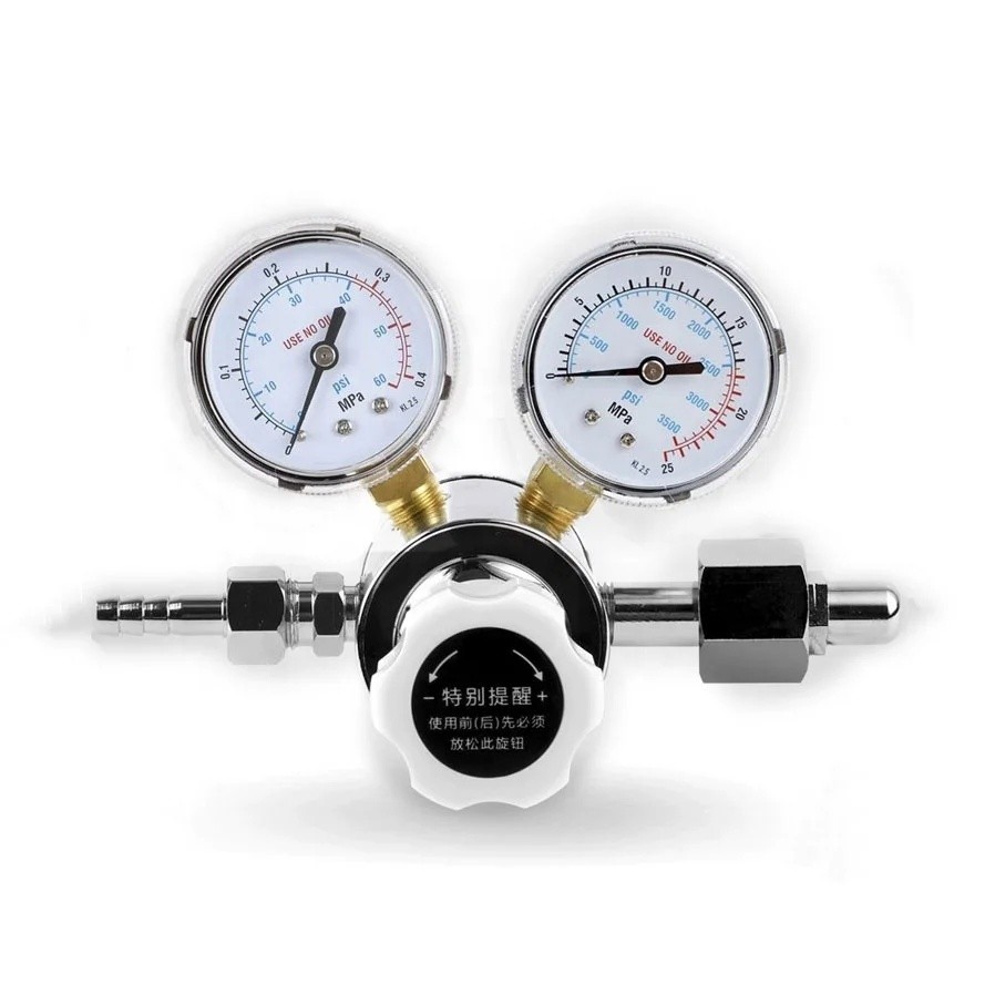 WKBL Spot สินค้าคงคลังNitrogen Oxygen CO2 Helium Pressure Regulator Gas Regulator Vent ราคาบรรเทา ai