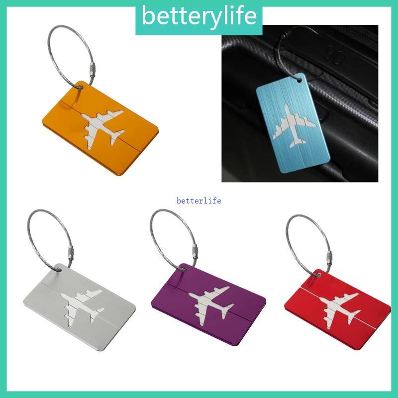 BTF แท็กกระเป๋าเดินทาง Baggage กระเป๋าเป้สะพายหลังแท็กพร้อมห่วง Baggage Identifier อุปกรณ์เสริมสําหร