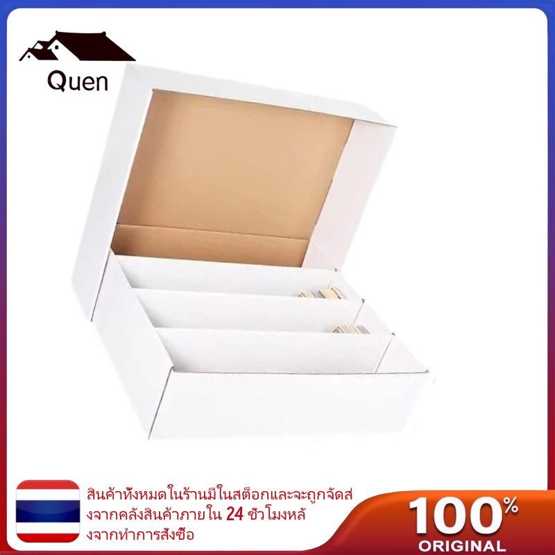 Quyn Easy Assembly Card Holder Paper Card Organizer Box พร้อมภายนอกที่ปรับแต่งได้