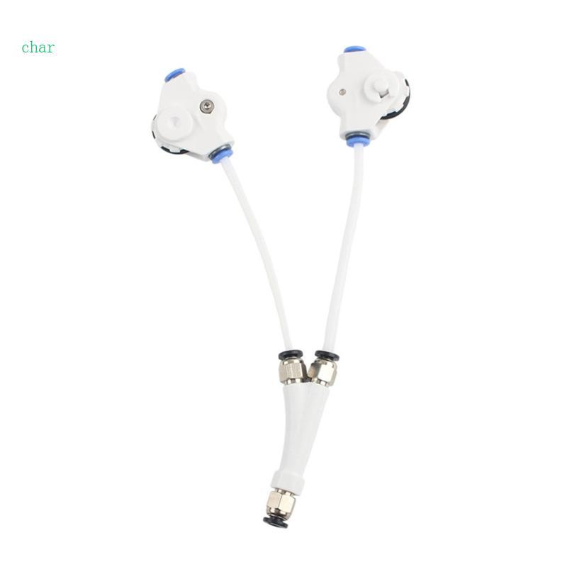 Char Y Splitter Filament Feeder สําหรับ 3D เครื่องพิมพ์ 2 In 1 คู่มือ Roller Assembly โลหะสําหรับวัส