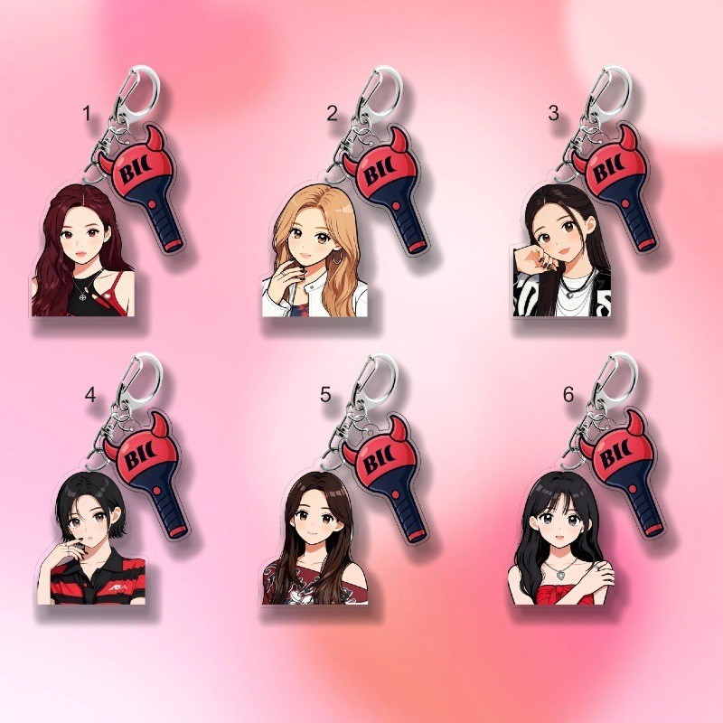 BABYMONSTER สินค้า RUKA RUKA Lee Cha-Ren AHYEON Kawai Ruhua ASA พวงกุญแจ 1703