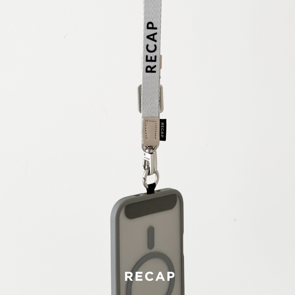RECAP PHONE STRAP | สายคล้องโทรศัพท์ สายโทรศัพท์ สั่งทำชื่อ Personalized name. [ Yes IDID ]