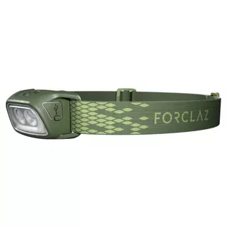 Decathlon Rechargeable Head Torch ไฟฉายคาดศีรษะแบบชาร์จได้ รุ่น Trek 100 Usb - 120 ลูเมน - Green