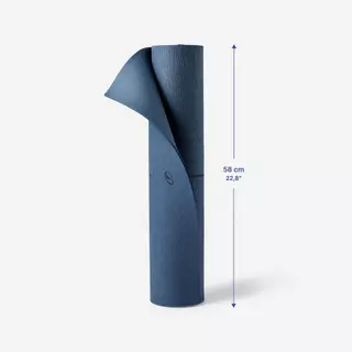 Decathlon 5 Mm Grippy And Comfortable Beginner Yoga Mat เสื่อโยคะสำหรับผู้เริ่มต้น หนา 5 มิลลิเมตร - Blue