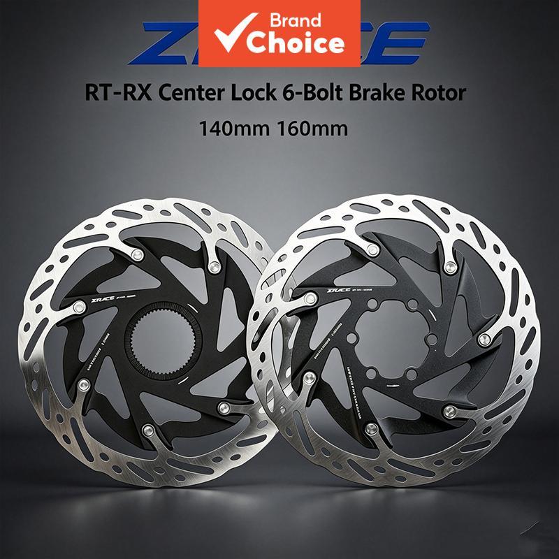 จานเบรก ZRACE RT-RX ขนาด 140/160 มม. น้ําหนักเบาพิเศษ – รองรับฮับล็อกกลางและ 6 รู สําหรับเสือภูเขาและเสือหมอบ