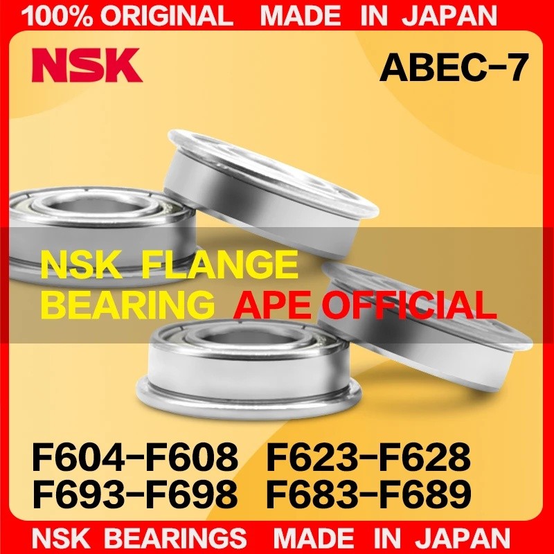 10pcs ญี่ปุ่น NSK แบริ่ง F684 F694 F686 MF106 F688 F605 F606 F625 F607 F608 F695 F696 F698 F627 F626
