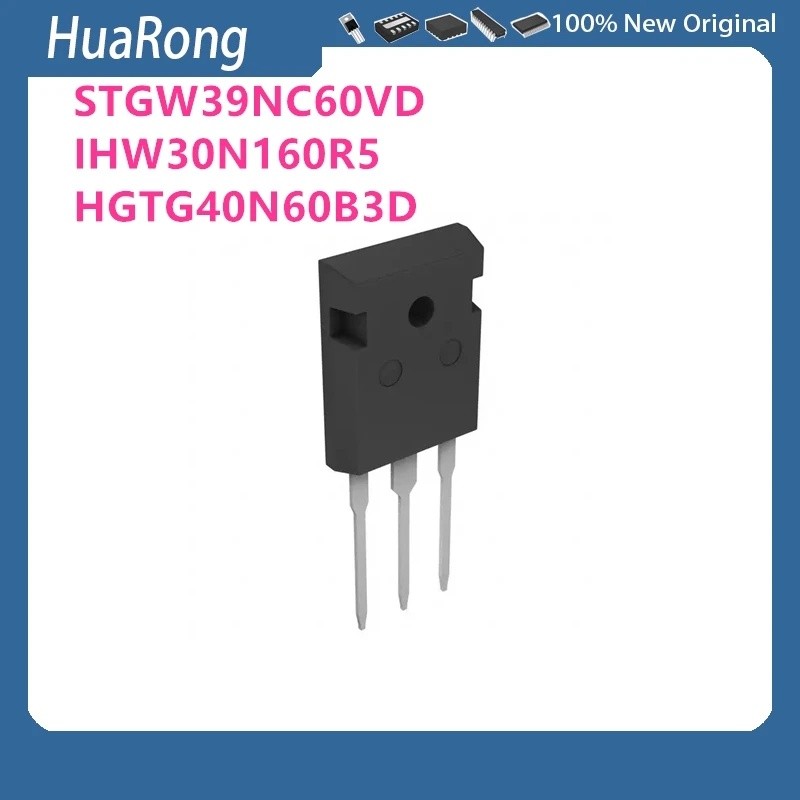 10 ชิ้น/แบทช์ STGW39NC60VD GW39NC60VD IHW30N160R5 H30SR5 HGTG40N60B3D G40N60B3D TO-247