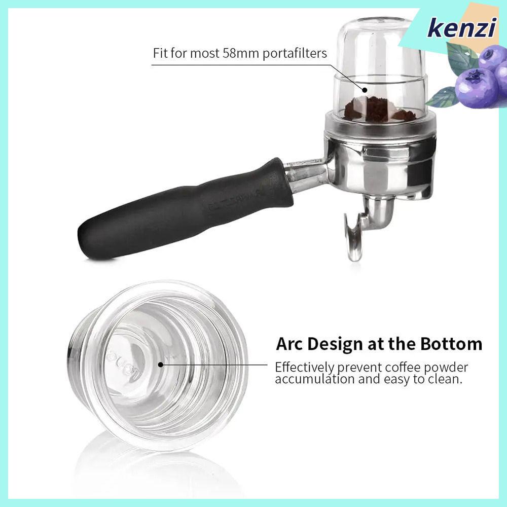 KENZI Espresso Dosing Cup, Coffeeware 58ml Coffee Dosing Cup, Espresso Essentials Stacking Universal