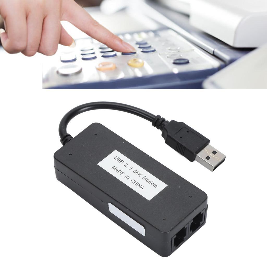 Sweetfree USB 2.0 Fax Modem ภายนอก V.90 56K Dial Up Analog to แจ็คโทรศัพท์พอร์ต RJ11 รองรับ Caller I
