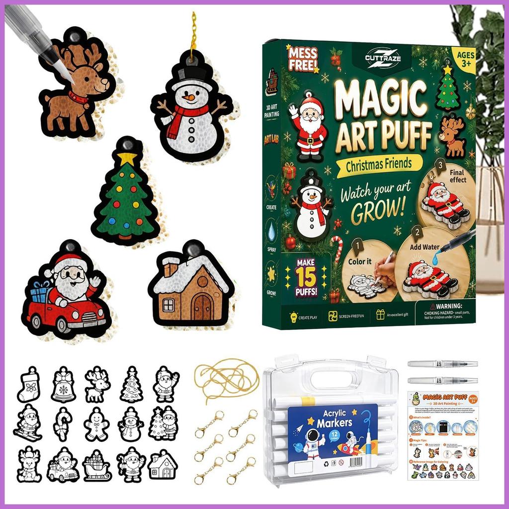 3D โฟม Texture Art ชุดสีตามจํานวนการศึกษาของเล่นตลก DIY 3D สัตว์ Texture Art Kit สําหรับ Home School