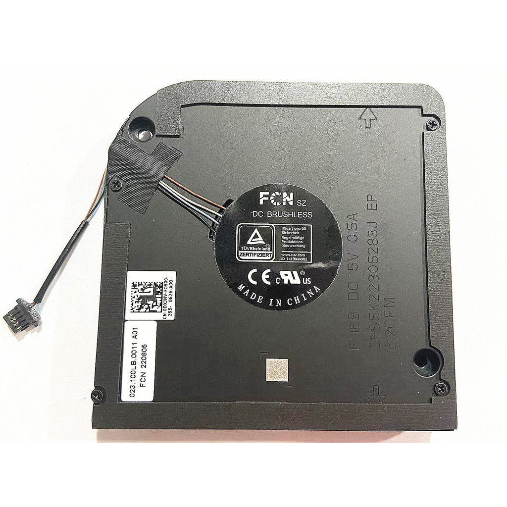พัดลมระบายความร้อนทดแทนใหม่สําหรับ DELL Latitude 15 5520 precision 3560 0DXJNV